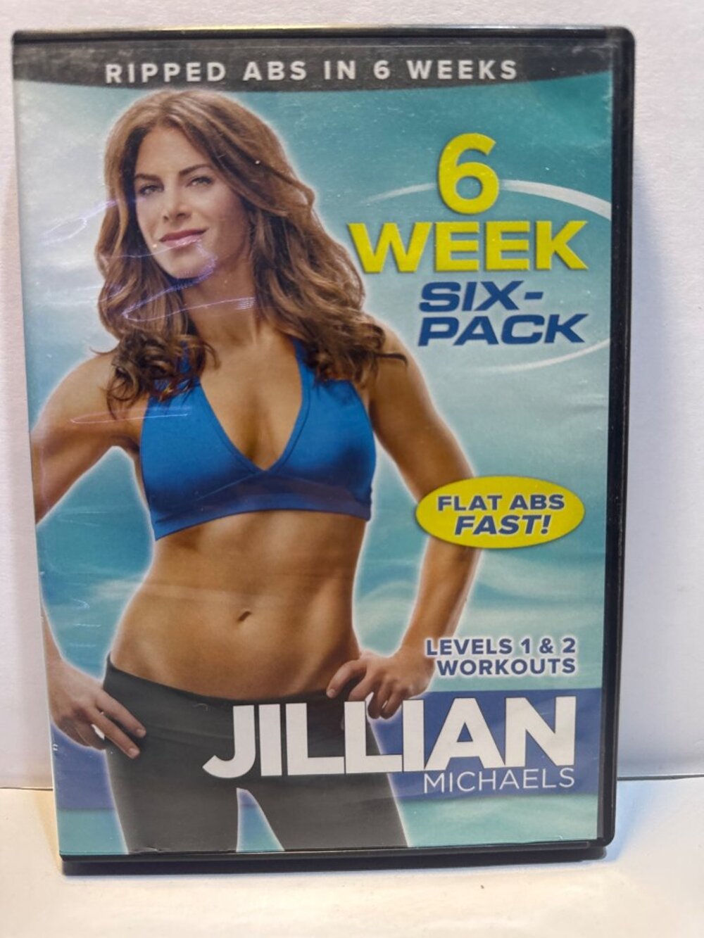 Jillian Michaels 6 Week Six Pack Levels 1 & 2 Fitness DVD Flat Abs Core Workout